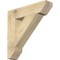 Ekena Millwork Traditional Slat Rough Sawn Bracket, Douglas Fir, 6"W x 28"D x 28"H BKT06X28X28TRA06RDF - alternate 1